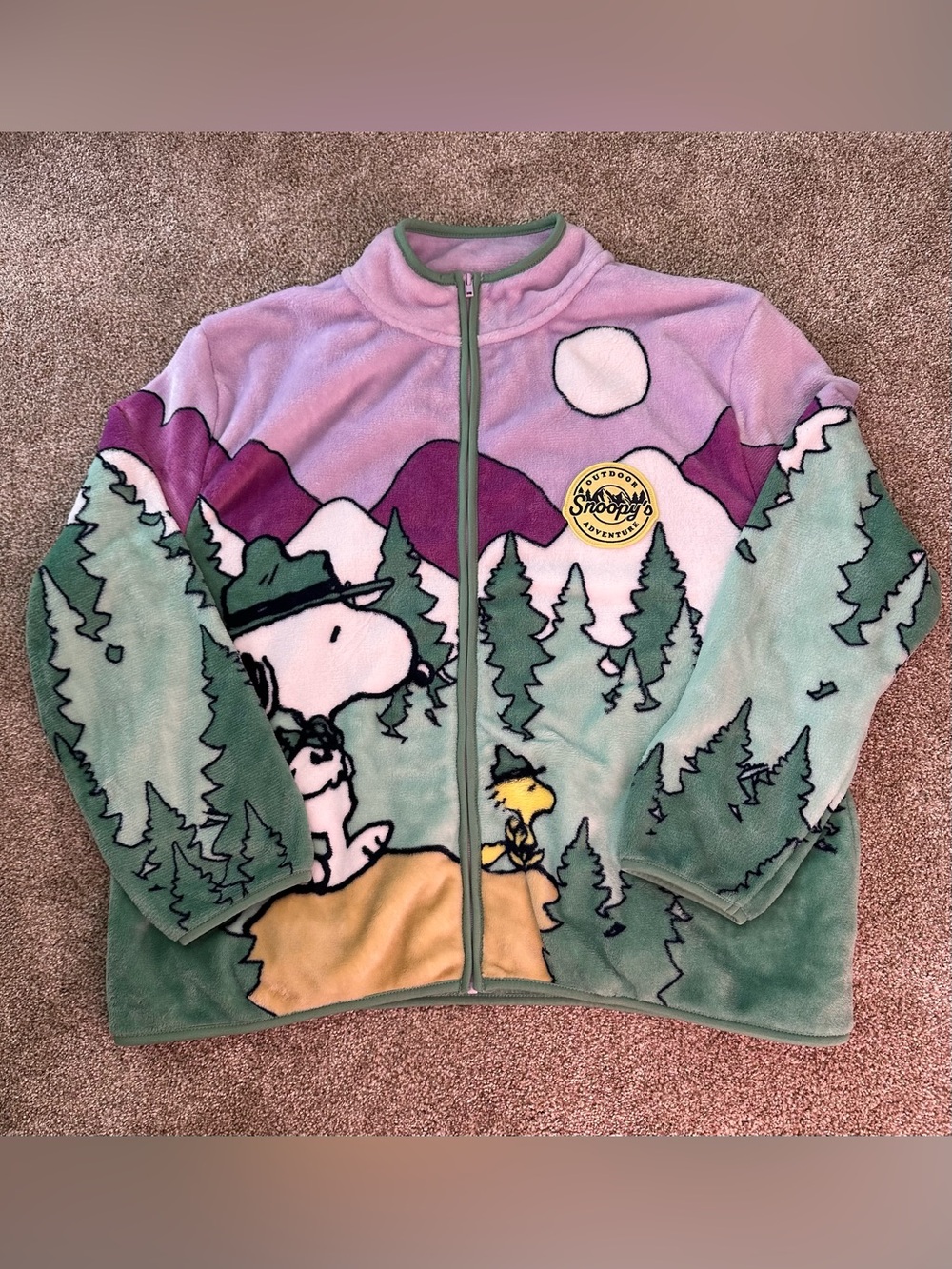 Peanuts Snoopy Fleece Zip Jacket